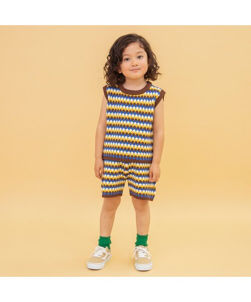 BREEZE（ブリーズ）の「【WEB限定】サマーニットパンツ（その他パンツ・キッズ・ブラウン/グリーン/ピンク・90/100/110/120/80/130）」の4枚目の写真