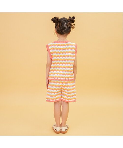 BREEZE（ブリーズ）の「【WEB限定】サマーニットパンツ（その他パンツ・キッズ・ブラウン/グリーン/ピンク・90/100/110/120/80/130）」の7枚目の写真