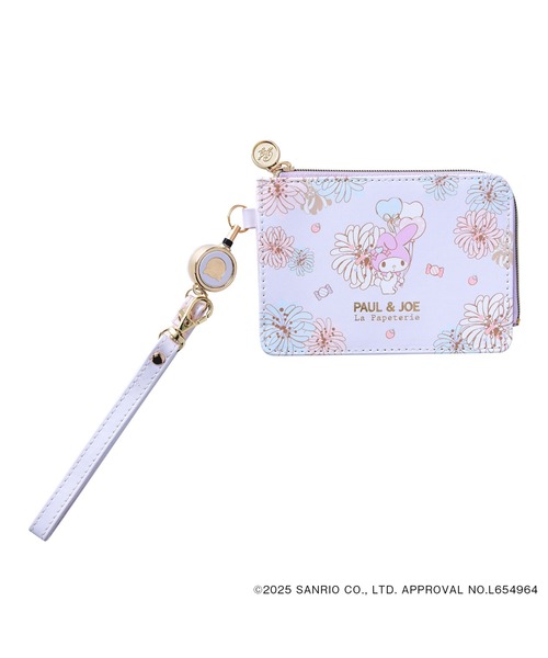 PAUL&JOE(ポールアンドジョー)の「ポール & ジョー×マイメロディ マークス パスケース (パスケース・レディース・ホワイト/パープル/ピンク・FREE)」の1枚目の写真