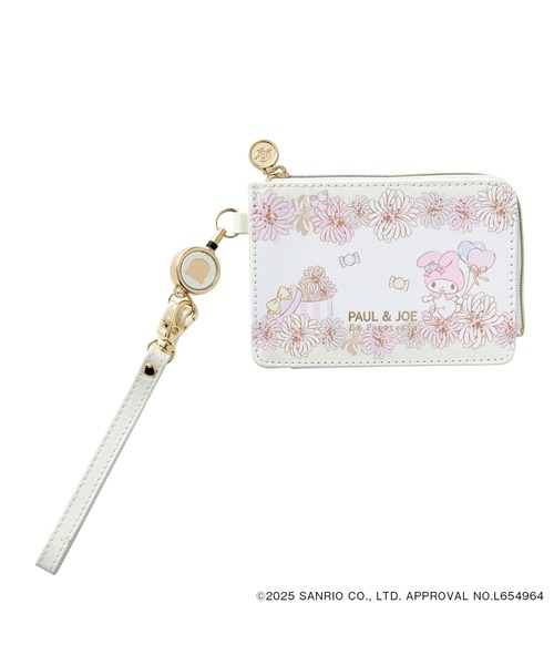 PAUL&JOE(ポールアンドジョー)の「ポール & ジョー×マイメロディ マークス パスケース (パスケース・レディース・ホワイト/パープル/ピンク・FREE)」の2枚目の写真