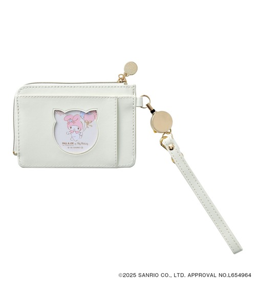 PAUL&JOE(ポールアンドジョー)の「ポール & ジョー×マイメロディ マークス パスケース (パスケース・レディース・ホワイト/パープル/ピンク・FREE)」の4枚目の写真