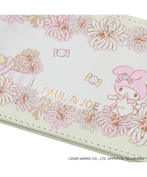 PAUL&JOE(ポールアンドジョー)の「ポール & ジョー×マイメロディ マークス パスケース (パスケース・レディース・ホワイト/パープル/ピンク・FREE)」の6枚目の写真