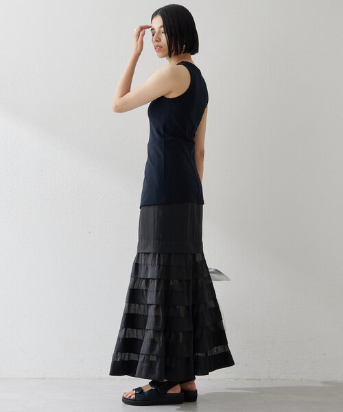Whim Gazette(ウィムガゼット)の「<水着>パイルタンクトップ(水着・レディース・ブラック/ボルドー・SMALL/MEDIUM)」の15枚目の写真