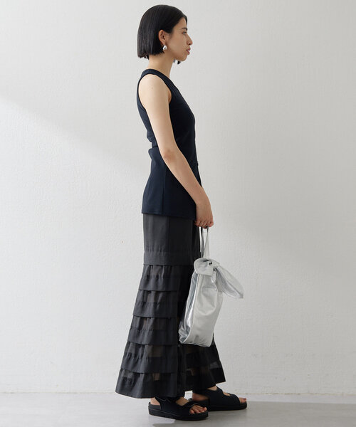 Whim Gazette(ウィムガゼット)の「<水着>パイルタンクトップ(水着・レディース・ブラック/ボルドー・SMALL/MEDIUM)」の16枚目の写真