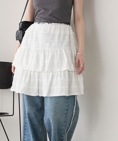 frill midi flared skirt / フリルボリュームスカート（スカート