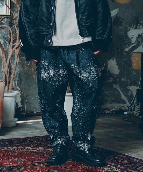 Dulcamara（ドゥルカマラ）の「グラニュールデニム6ポケットバギーPT-R（デニムパンツ・メンズ・ネイビー・0/2/1）」の15枚目の写真