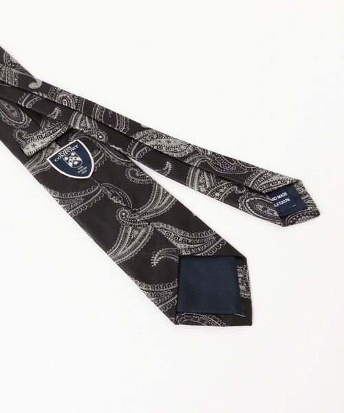 JOHN COMFORT（ジョンコンフォート）の「JOHN COMFORT / シルク ペイズリー柄 ジャカード ネクタイ（ネクタイ・メンズ・ブラウン/ブラック/グリーン系その他5・ONE SIZE）」の4枚目の写真