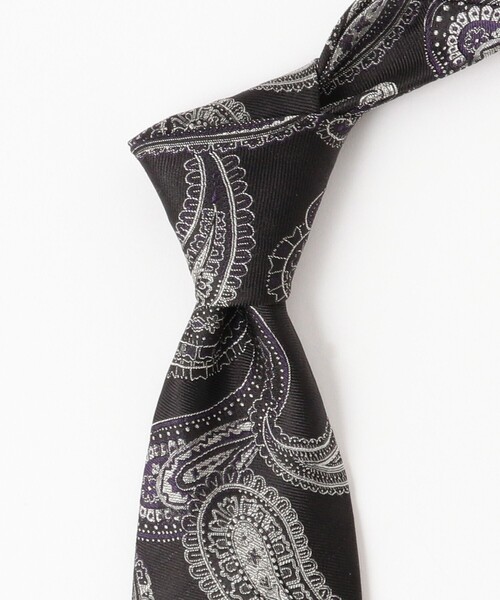 JOHN COMFORT（ジョンコンフォート）の「JOHN COMFORT / シルク ペイズリー柄 ジャカード ネクタイ（ネクタイ・メンズ・ブラウン/ブラック/グリーン系その他5・ONE SIZE）」の6枚目の写真