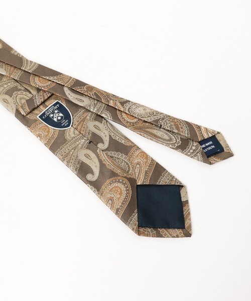 JOHN COMFORT（ジョンコンフォート）の「JOHN COMFORT / シルク ペイズリー柄 ジャカード ネクタイ（ネクタイ・メンズ・ブラウン/ブラック/グリーン系その他5・ONE SIZE）」の7枚目の写真
