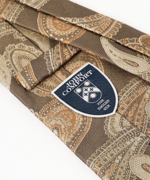 JOHN COMFORT（ジョンコンフォート）の「JOHN COMFORT / シルク ペイズリー柄 ジャカード ネクタイ（ネクタイ・メンズ・ブラウン/ブラック/グリーン系その他5・ONE SIZE）」の8枚目の写真