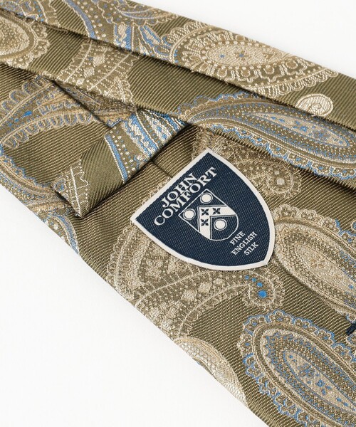 JOHN COMFORT（ジョンコンフォート）の「JOHN COMFORT / シルク ペイズリー柄 ジャカード ネクタイ（ネクタイ・メンズ・ブラウン/ブラック/グリーン系その他5・ONE SIZE）」の11枚目の写真