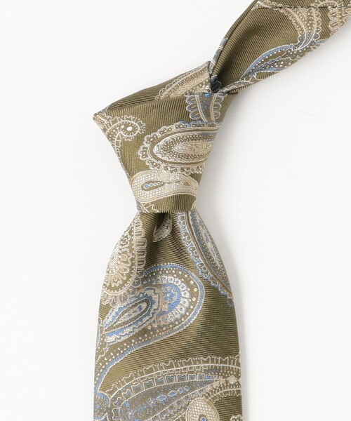 JOHN COMFORT（ジョンコンフォート）の「JOHN COMFORT / シルク ペイズリー柄 ジャカード ネクタイ（ネクタイ・メンズ・ブラウン/ブラック/グリーン系その他5・ONE SIZE）」の12枚目の写真