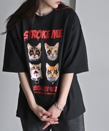 ペイントアニマルプリントTシャツ