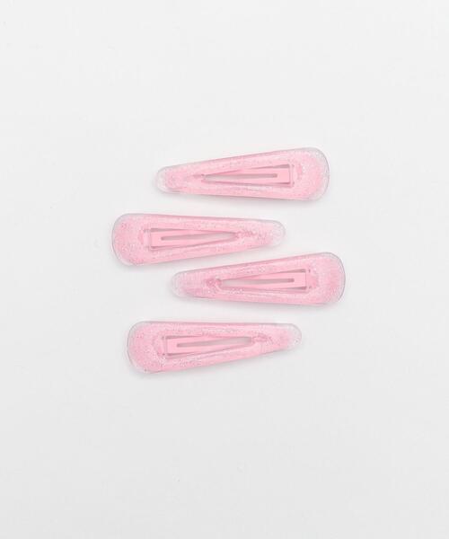 WEGO(ウィゴー)の「WEGO/【4点セット】ラメヘアピン(ヘアピン・レディース・ピンク/パープル/サックスブルー/ライトピンク・FREE)」の4枚目の写真