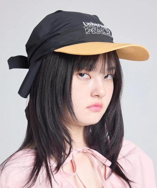 Little sunny bite（リトルサニーバイト）の「littlesunnybite/リトルサニーバイト/3way cap（キャップ・レディース・ピンク/その他24/ブラック・F）」の4枚目の写真