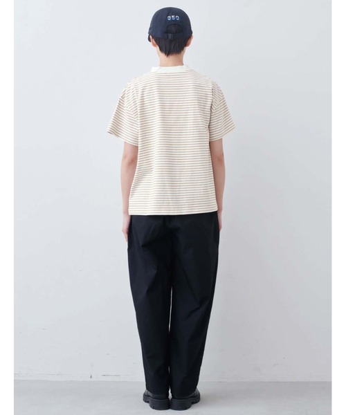 THREE FIFTY STANDARD(スリーフィフティースタンダード)の「THREE FIFTY STANDARD こだわりボーダーTシャツ(Tシャツ/カットソー・レディース・ホワイト×ブラック/ベージュ系その他/ブルー系その他・LL/L/M/3L)」の10枚目の写真