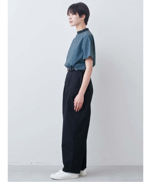 THREE FIFTY STANDARD(スリーフィフティースタンダード)の「THREE FIFTY STANDARD こだわりボーダーTシャツ(Tシャツ/カットソー・レディース・ホワイト×ブラック/ベージュ系その他/ブルー系その他・LL/L/M/3L)」の13枚目の写真