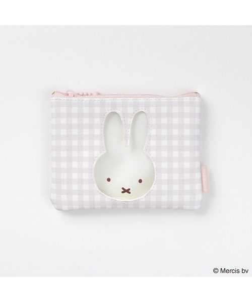 ハッピートイボックス　フラットポーチ BRUNA PLAID ミニフラットポーチ（ポーチ）｜Miffy（ ミッフィー