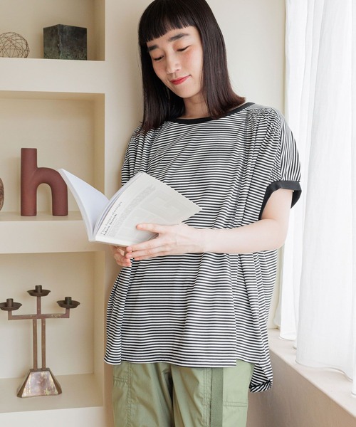 【新品】ニコアンド メイクスタッフ てぃらアソートサマーTシャツ ボルドー ニコアンド アソートサマーTシャツ てぃらさんプロデュース