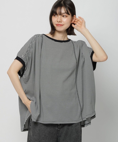 ゆにころです。 セール】袖シャーリングひんやりプルオーバー（Tシャツ