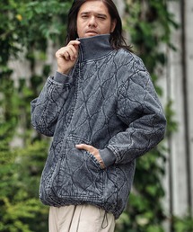 mj10839- Original Quilted Denim High Neck Blouson ハイネックブルゾン
