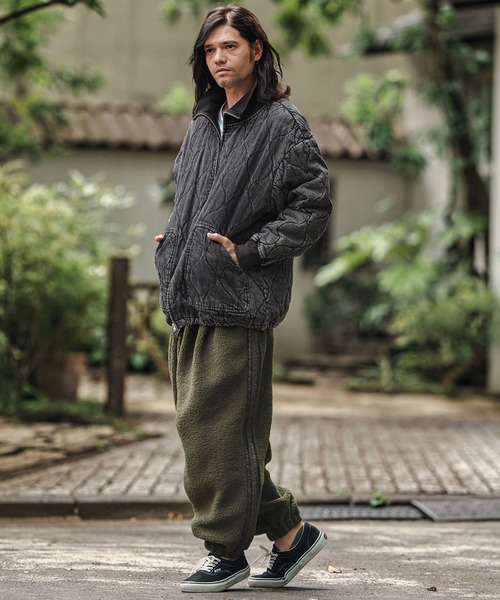 CAMBIO(カンビオ)の「mj10839- Original Quilted Denim High Neck Blouson ハイネックブルゾン(ブルゾン・メンズ・ブルー/ブラック・S/M/L)」の7枚目の写真