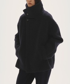 blurmhsフリースジャケットCotton Silk Fleece Snap blurhms / ブラームス】Cotton Silk Fleece Snap P/O（ブルゾン