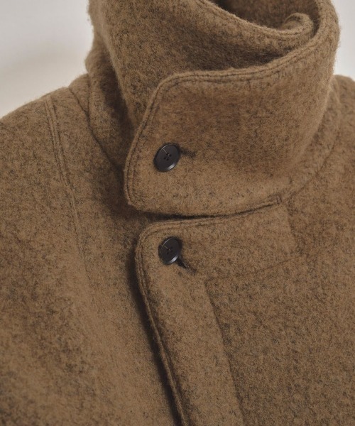 Todayful スタンドカラーブークレジャケット　BLK 38 TODAYFUL トゥデイフル Standcollar Boucle Jacket スタンドカラー