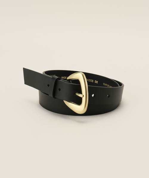 IENA MAISON BOINET黒ベルト 追加2》MAISON BOINET / メゾンボワネ 25mm belt ベルト（ベルト