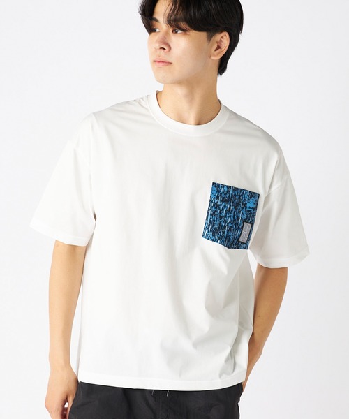 Ocean Pacific(オーシャンパシフィック)の「OCEAN PACIFIC/オーシャンパシフィック 水陸両用 Tシャツ ラッシュガード メンズ 夏物 夏服(ラッシュガード・メンズ・グリーン/ブラック/ホワイト・M/LL/L)」の2枚目の写真