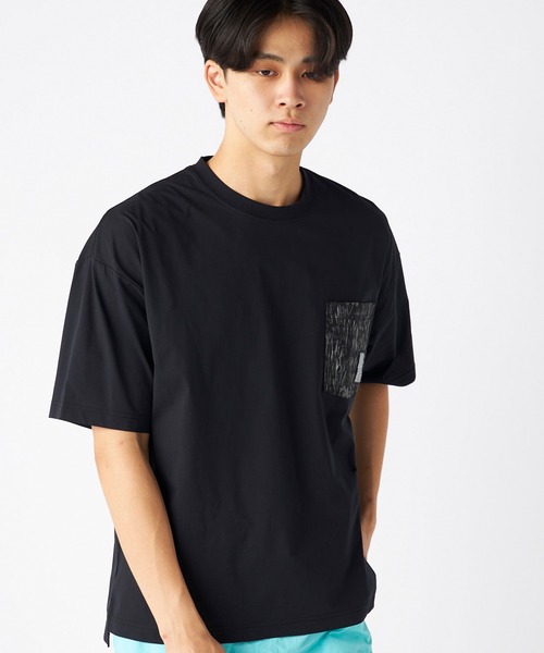 Ocean Pacific(オーシャンパシフィック)の「OCEAN PACIFIC/オーシャンパシフィック 水陸両用 Tシャツ ラッシュガード メンズ 夏物 夏服(ラッシュガード・メンズ・グリーン/ブラック/ホワイト・M/LL/L)」の3枚目の写真