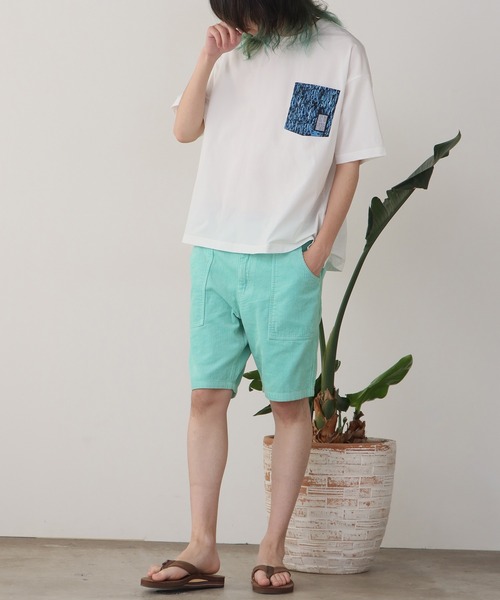 Ocean Pacific(オーシャンパシフィック)の「OCEAN PACIFIC/オーシャンパシフィック 水陸両用 Tシャツ ラッシュガード メンズ 夏物 夏服(ラッシュガード・メンズ・グリーン/ブラック/ホワイト・M/LL/L)」の17枚目の写真