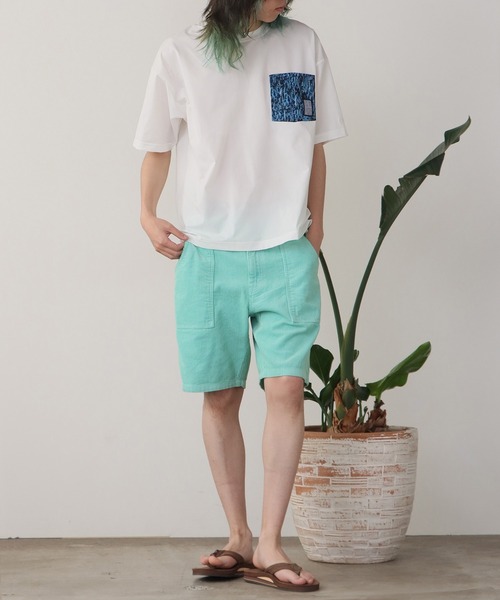 Ocean Pacific(オーシャンパシフィック)の「OCEAN PACIFIC/オーシャンパシフィック 水陸両用 Tシャツ ラッシュガード メンズ 夏物 夏服(ラッシュガード・メンズ・グリーン/ブラック/ホワイト・M/LL/L)」の18枚目の写真