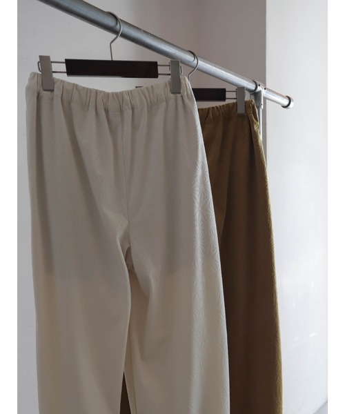 FIL DE FER（フィルデフェール）の「シャドウパターン起毛　イージーパンツ（その他パンツ・レディース・マスタード/ホワイト・FREE）」の20枚目の写真