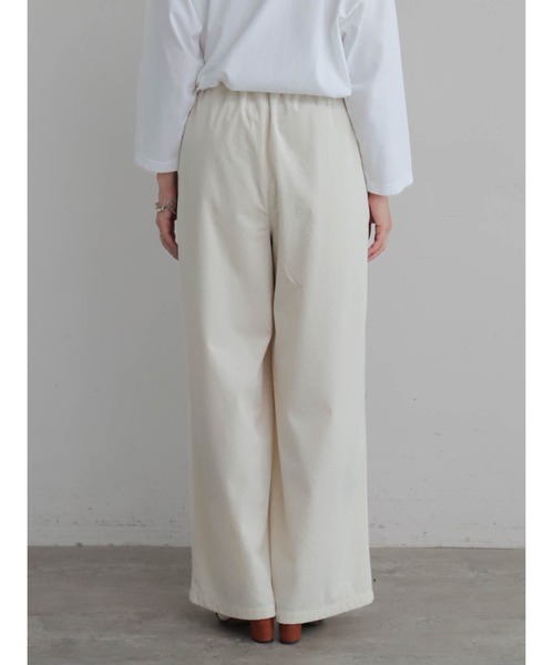 FIL DE FER（フィルデフェール）の「シャドウパターン起毛　イージーパンツ（その他パンツ・レディース・マスタード/ホワイト・FREE）」の17枚目の写真