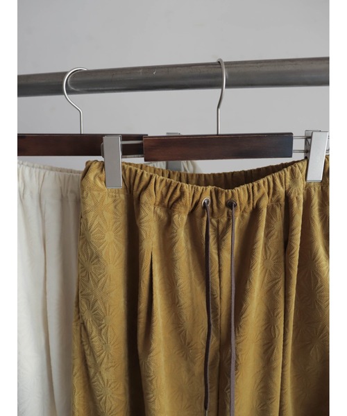 FIL DE FER（フィルデフェール）の「シャドウパターン起毛　イージーパンツ（その他パンツ・レディース・マスタード/ホワイト・FREE）」の19枚目の写真