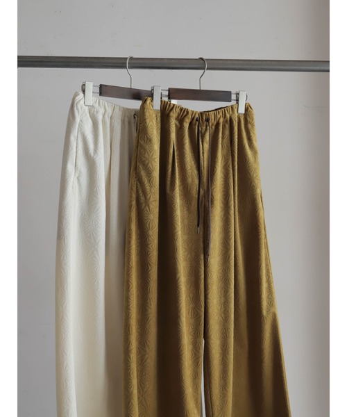FIL DE FER（フィルデフェール）の「シャドウパターン起毛　イージーパンツ（その他パンツ・レディース・マスタード/ホワイト・FREE）」の18枚目の写真