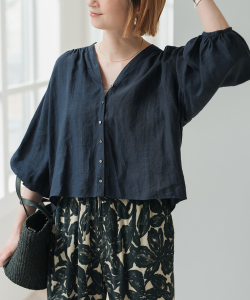 セール】TICCA / ティッカ 別注 ギャザーパフブラウス（シャツ  