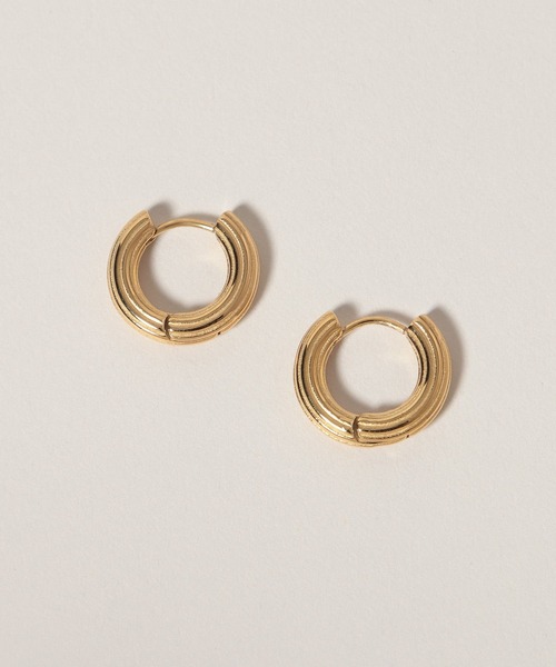 A part by（アパートバイ）の「SUSフープラインピアス（ピアス（両耳用）・レディース・GOLD/Silver・FREE）」の3枚目の写真