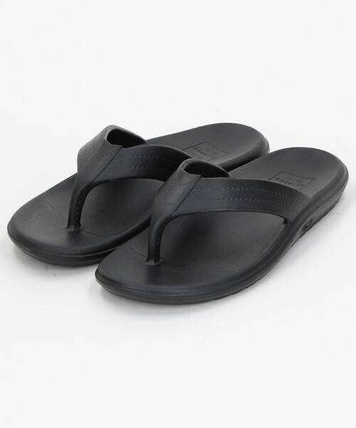 アイランドスリッパ　黒　トングサンダル　27 極美品 ISLAND SLIPPER トングサンダル ブラック レザー 27
