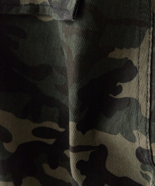 Chick(チック)の「Camouflage Pattern Half Cargo Pants / カモフラージュ柄 ハーフカーゴパンツ 迷彩柄(カーゴパンツ・レディース・カモフラージュ・FREE)」の10枚目の写真