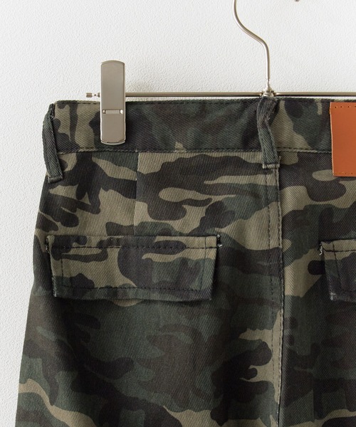Chick(チック)の「Camouflage Pattern Half Cargo Pants / カモフラージュ柄 ハーフカーゴパンツ 迷彩柄(カーゴパンツ・レディース・カモフラージュ・FREE)」の8枚目の写真