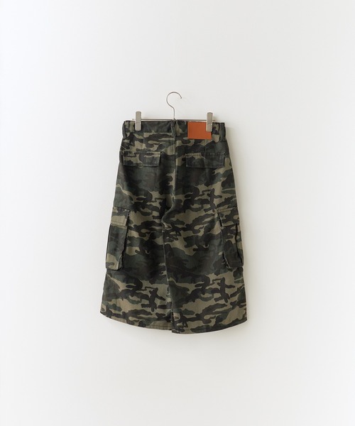 Chick(チック)の「Camouflage Pattern Half Cargo Pants / カモフラージュ柄 ハーフカーゴパンツ 迷彩柄(カーゴパンツ・レディース・カモフラージュ・FREE)」の3枚目の写真