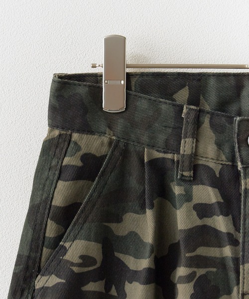 Chick(チック)の「Camouflage Pattern Half Cargo Pants / カモフラージュ柄 ハーフカーゴパンツ 迷彩柄(カーゴパンツ・レディース・カモフラージュ・FREE)」の5枚目の写真