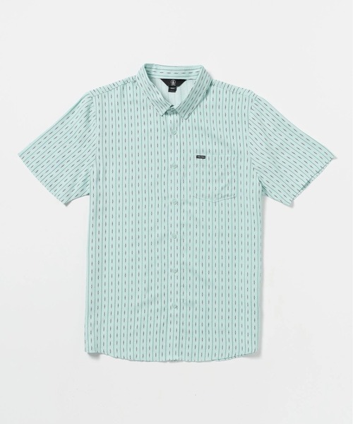 VOLCOM(ボルコム)の「【VOLCOM/ボルコム】High Ball Short Sleeve Woven Shirt /胸ポケットワンポイント総柄半袖シャツ(シャツ/ブラウス・メンズ・ライトブルー/ブラック/ローズ/ライトグリーン・SMALL/MEDIUM/LARGE/X-LARGE)」の3枚目の写真