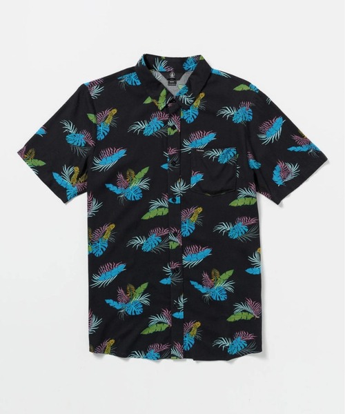 VOLCOM({R)́yVOLCOM/{RzHigh Ball Short Sleeve Woven Shirt /|Pbg|CgVc(Vc/uEX)