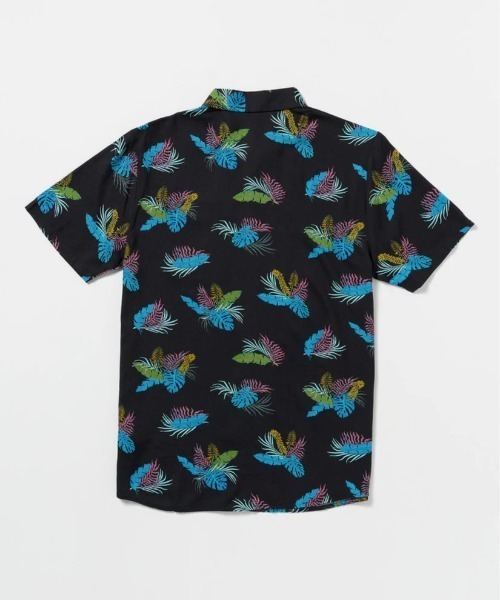 VOLCOM■BAMBOOZELID FLORAL Short-Sleeved Shirt■送料込 Volcom Entertainment Pepper Short Sleeve Shirt - Black