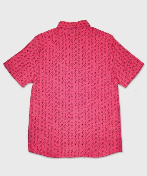 VOLCOM(ボルコム)の「【VOLCOM/ボルコム】High Ball Short Sleeve Woven Shirt /胸ポケットワンポイント総柄半袖シャツ(シャツ/ブラウス・メンズ・ライトブルー/ブラック/ローズ/ライトグリーン・SMALL/MEDIUM/LARGE/X-LARGE)」の5枚目の写真