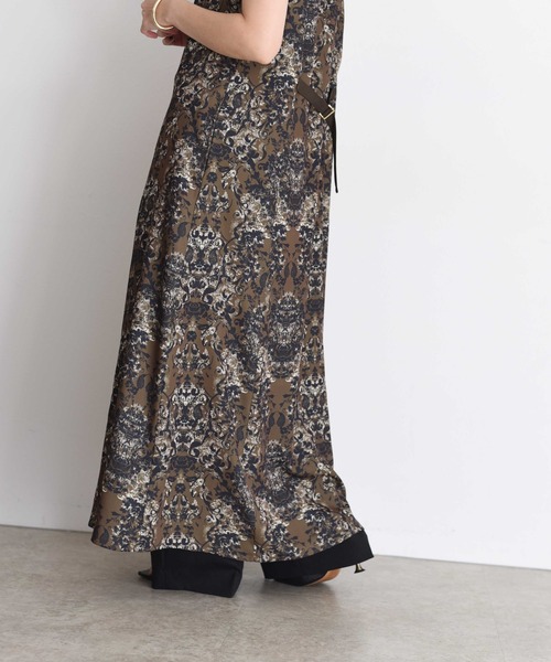 新品☆Eimee Lawエイミーロウ☆アラベスクプリントフロントZIPワンピース アラベスクプリント フロントZIPワンピース（ワンピース）｜Eimee Law