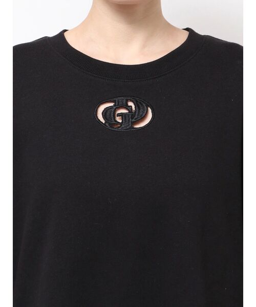 GYDA（ジェイダ）の「GD CUT OUT スウェットトップス（スウェット・レディース・パープル/オフホワイト/ブラック・FREE）」の17枚目の写真